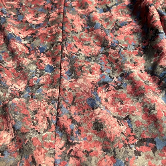 Vintage Nancy II Purple Floral Dress Size 14 USA Made Collared‎ Belt Tie - Picture 7 of 9